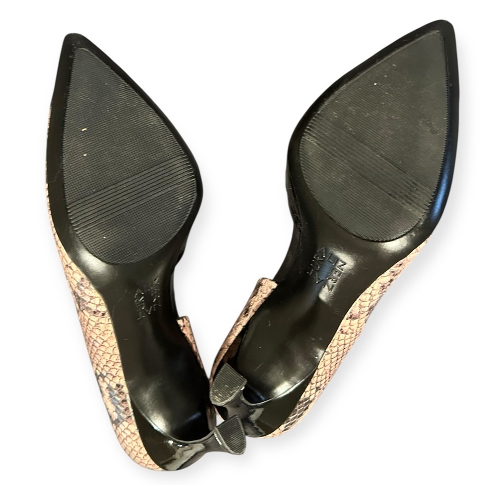 NWOT Naturalizer Edris Black/Pink Patent Snake Print‎ D’Orsay Pumps, 8 - Picture 13 of 13